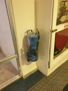 Useless fire extinguisher